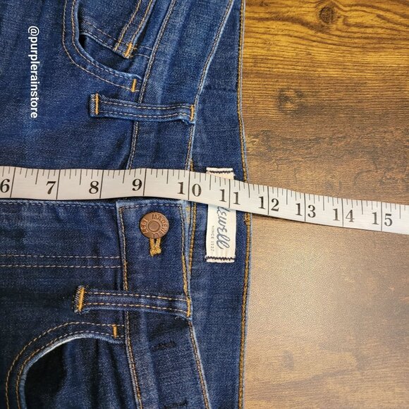 Madewell Jeans Size 28 High Riser Skinny Dark Wash Stretch Denim - Picture 7 of 10